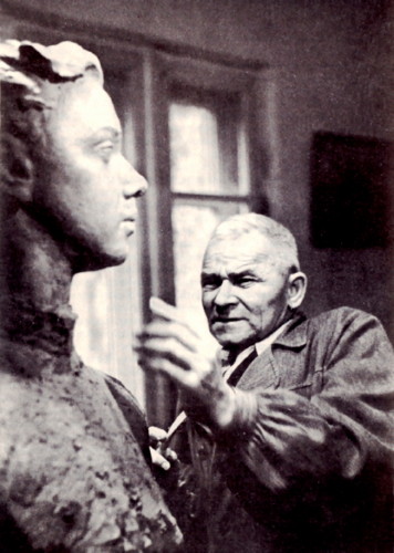 Image - Mykhailo Lysenko at work.